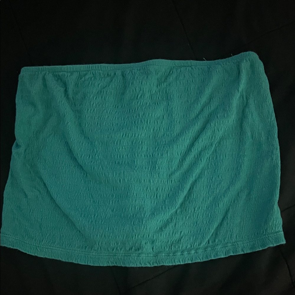 American Eagle Outfitters Teal Tube Top